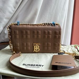 Burberry Quilted Leather Small Lola Bag